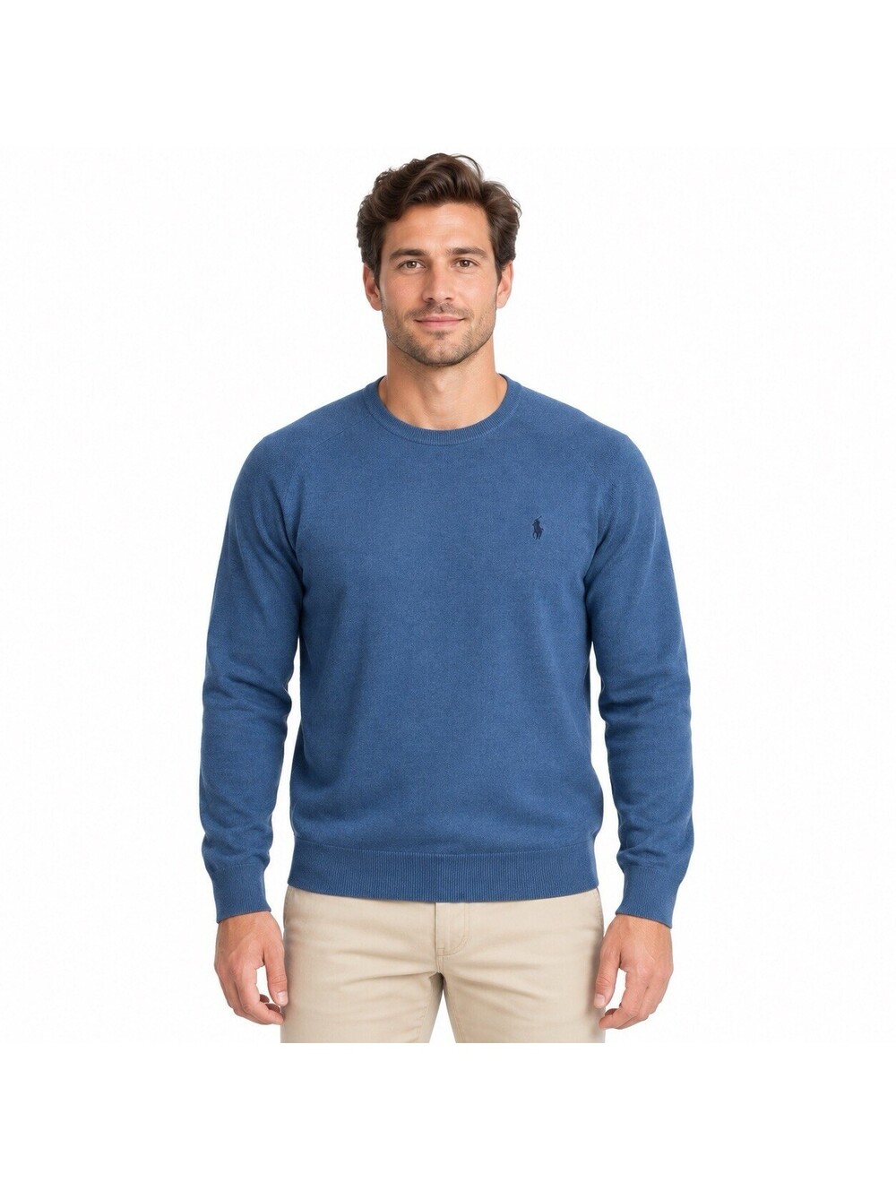 Polo Ralph Lauren Sweater Mens XXL Blue Crewneck Long Sleeve Pony Logo Pullover